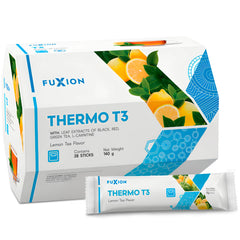 FuXion envase Thermo T3 frontal mostrando presentación y beneficios