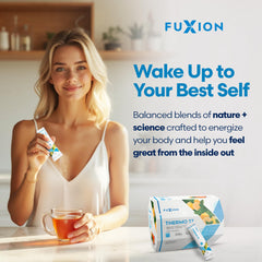 FuXion taza de té Thermo T3 sabor limón lista para beber y energizar