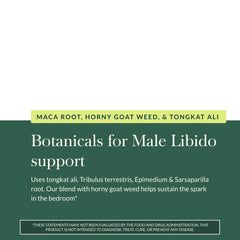 Gaia Herbs ingredientes saw palmetto y horny goat weed para apoyo energético