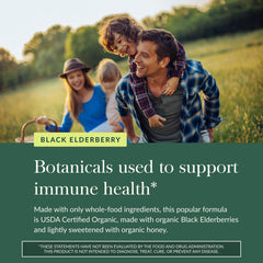 Gaia Herbs botella junto a una regla para mostrar tamaño y capacidad