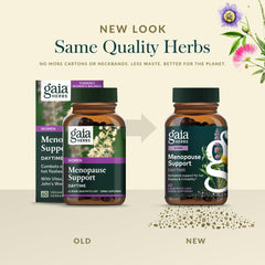 Gaia Herbs cápsula junto a regla para comparar tamaño práctico