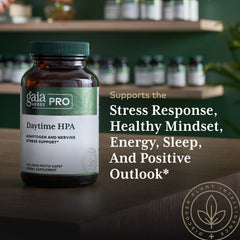 Gaia Herbs Pro comparación de tamaño del frasco para planificar dosis