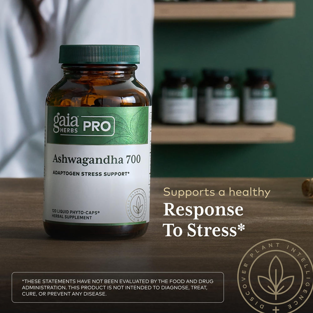 Gaia Herbs PRO planta de ashwagandha en cultivo regenerativo que demuestra origen
