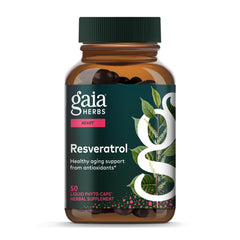 Gaia Herbs vista frontal del producto para identificar envase y dosis