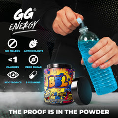 Gamer Supps bebida preparada en vaso con hielo demostrando sabor refrescante y consumo rápido