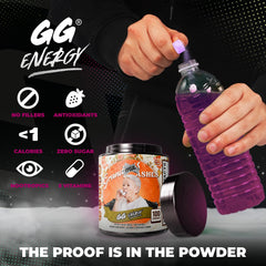 Gamer Supps bebida preparada en vaso con hielo mostrando aspecto apetecible y enfoque duradero