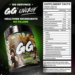 Gamer Supps en escritorio de juego en uso, beneficio energía durante sesiones