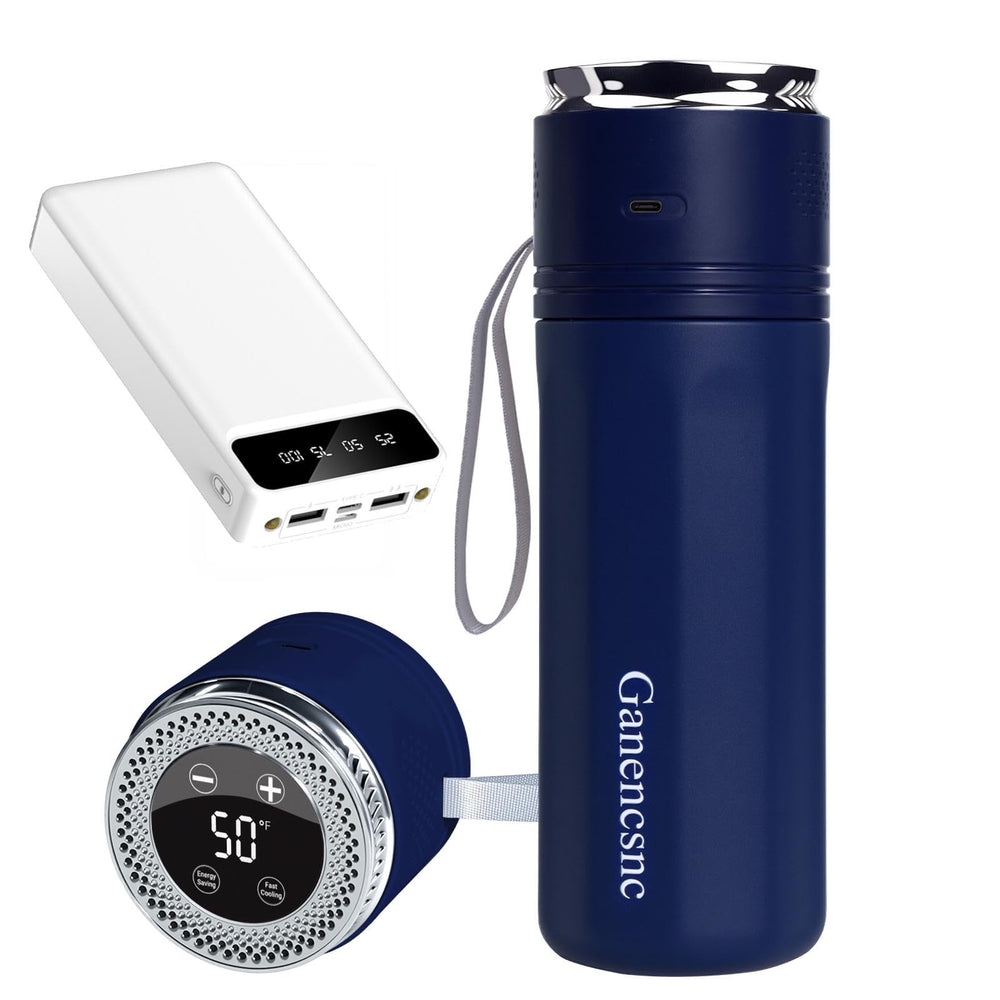 Estuche Ganencsnc enfriador eléctrico para insulina, vista frontal, ideal para viajar