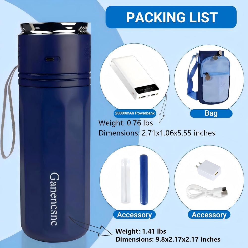 Ganencsnc estuche enfriador con mochila aislada incluida, ideal para viajar