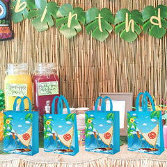 GANKTOWCOY ambientación con las bolsas en mesa de fiesta, ambiente festivo