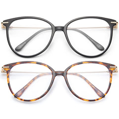 Gaoye gafas redondas pack frente mostrando diseño y protección