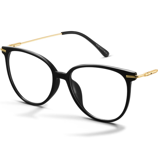 Gaoye gafas redondas frontal mostrando diseño y confort