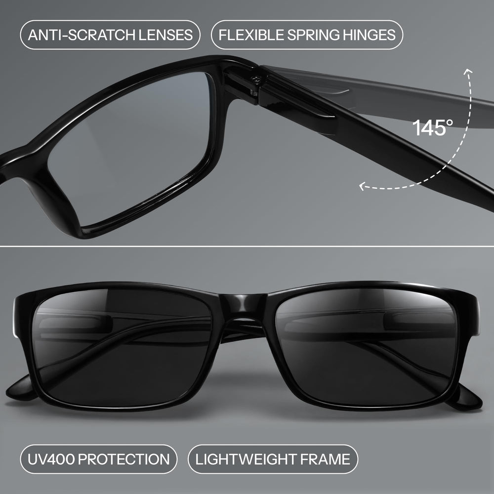 Gaoye imagen lateral de la patilla resaltando ajuste cómodo