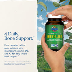 Garden of Life frasco en cocina para integrar suplemento a rutina diaria