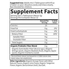 Garden of Life etiqueta con certificaciones orgánicas y sin gluten visibles