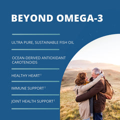Garden of Life Oceans 3 softgel en primer plano mostrando textura suave