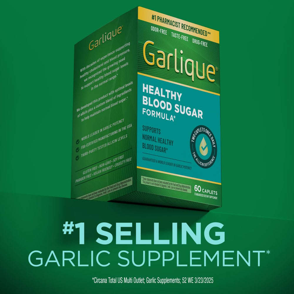 Garlique frasco con cromo y magnesio que apoyan metabolismo saludable