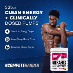 GAT SPORT detalle de etiqueta con lista de ingredientes clave