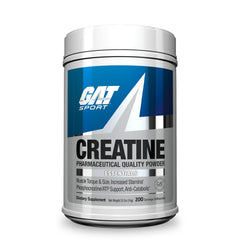 GAT SPORT recipiente frontal mostrando el envase grande y marca como fuente confiable