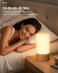 Geecent lámpara iluminando una oficina con luz natural simulada