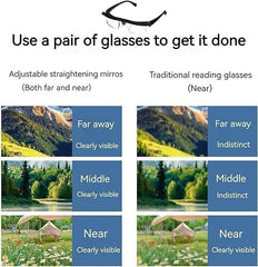 Generic adjustable glasses stylish-design suitable for work and leisure