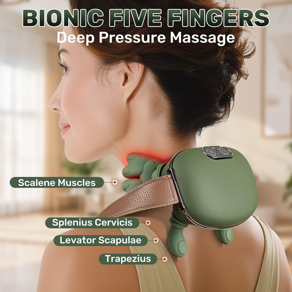 Massager Master Bionic: correas ajustables para llevarlo como prefieras.