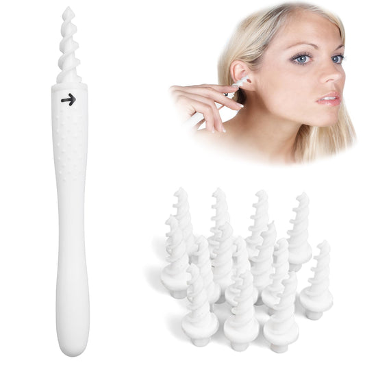 QGrips espiral oreja cerumen: limpieza suave y segura