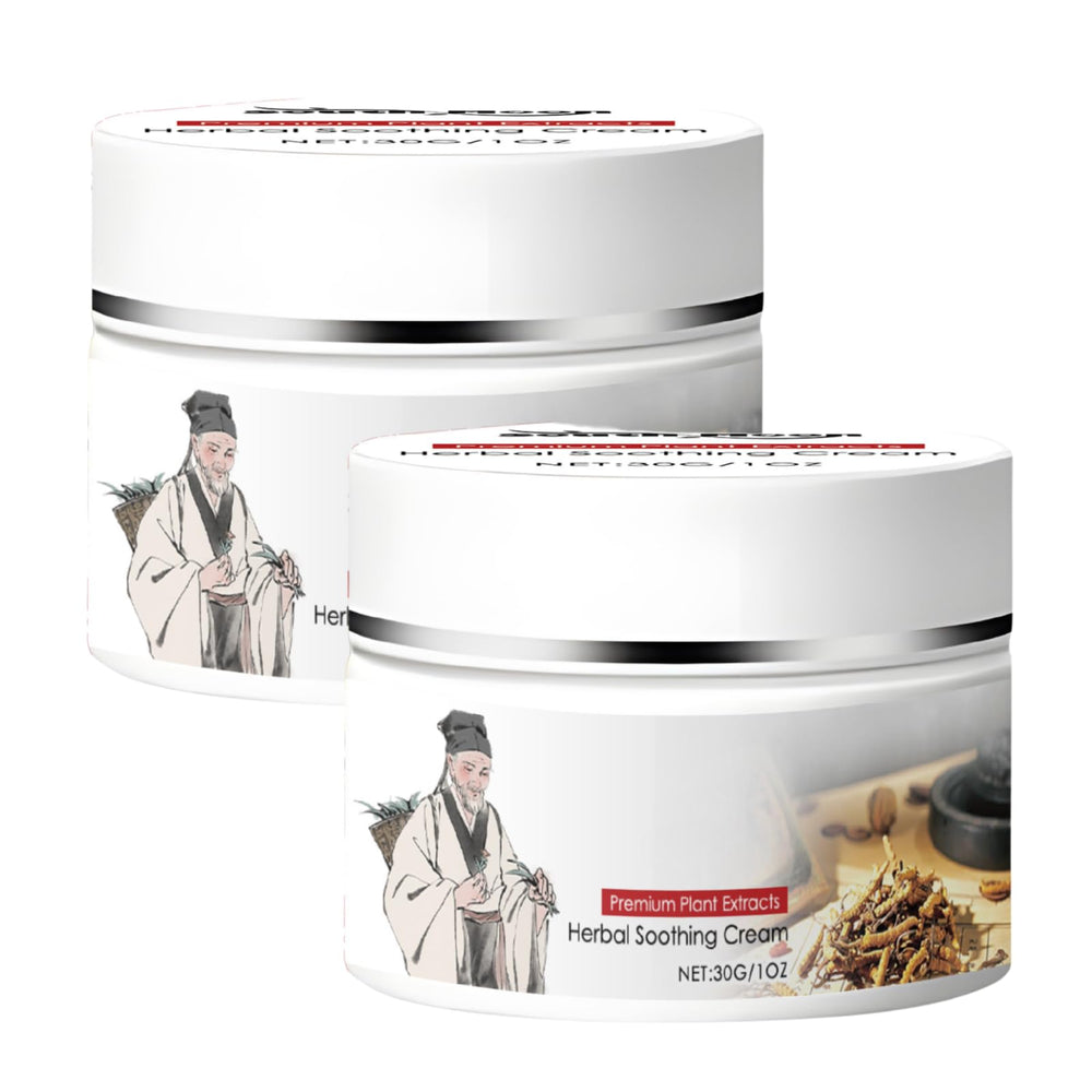 genérico crema herbal, empaque compacto para llevar en el bolso.