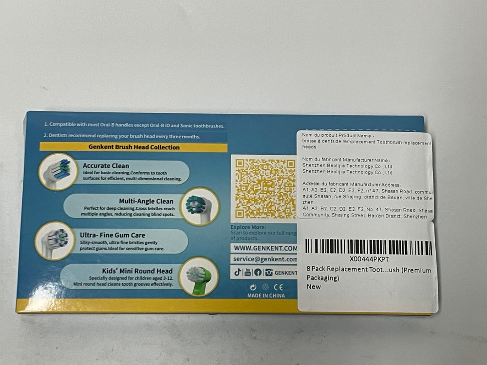 GENKENT empaque con etiqueta indica compatibilidad y ahorro en repuestos