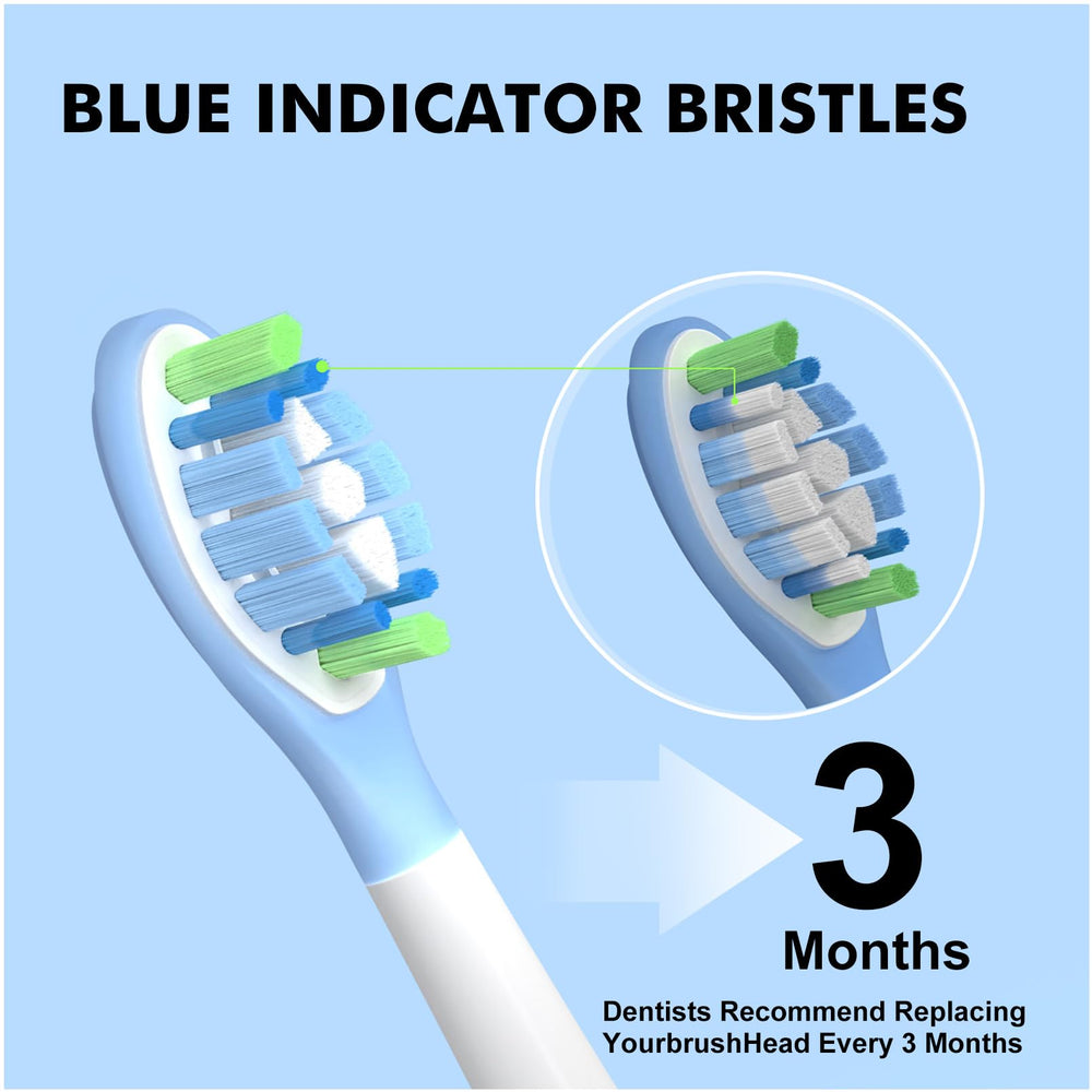 GERAGER cabezal montado en Philips Sonicare mostrando uso eficaz