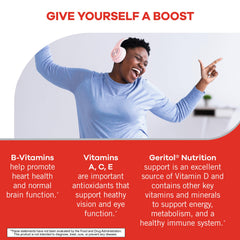 Geritol detalle rótulo ingredientes con información visible y confianza