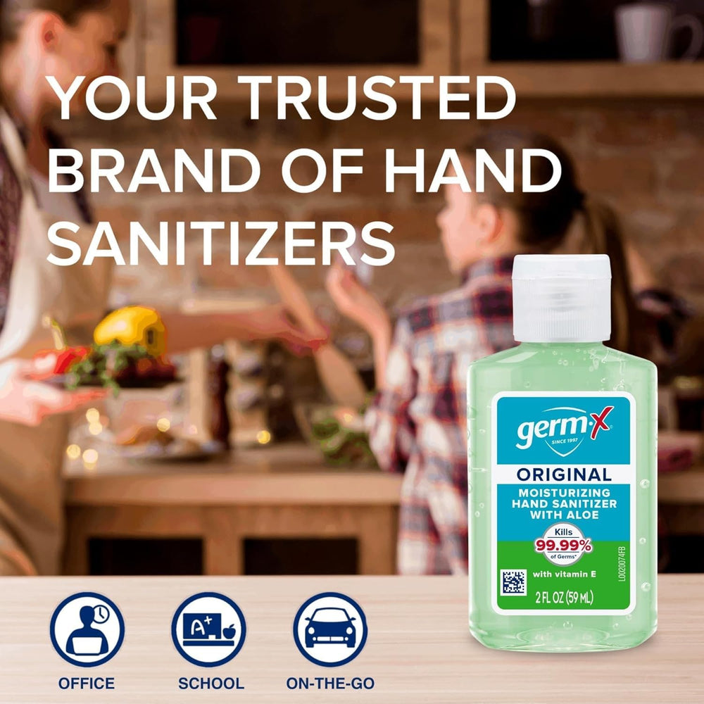 Germ-X etiqueta con ingredientes, información clara y confianza