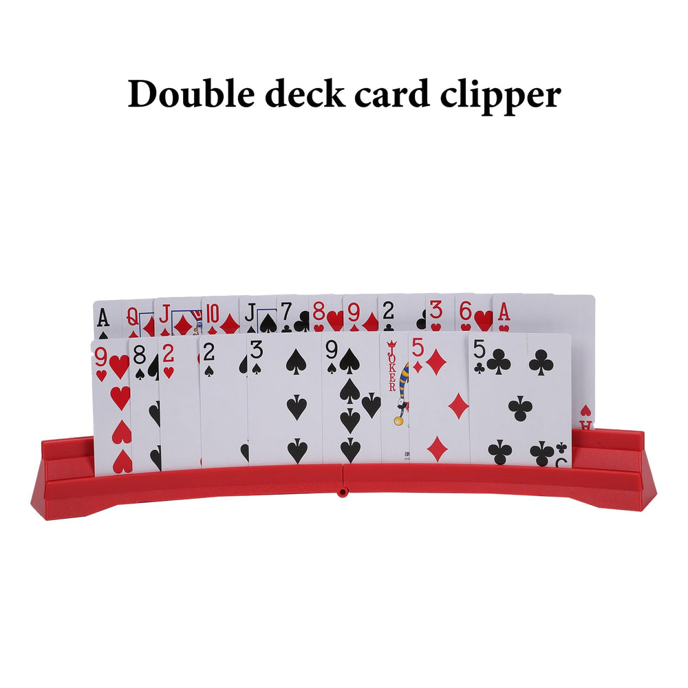 GHERPTE portacartas en uso sobre mesa familiar facilitando el juego