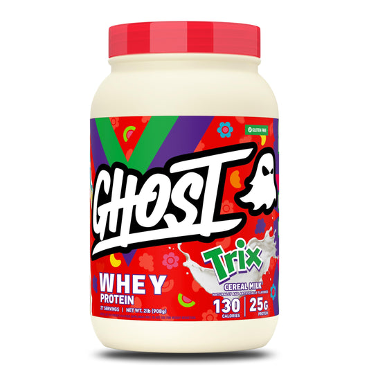 GHOST frente del tarro mostrando diseño y tamaño, ideal para elección clara