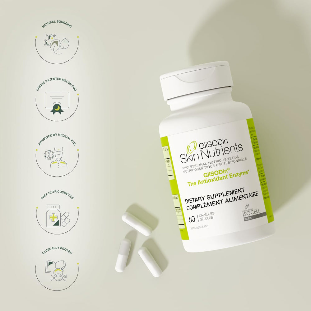 GliSODin producto en rutina de mañana aportando protección antioxidante
