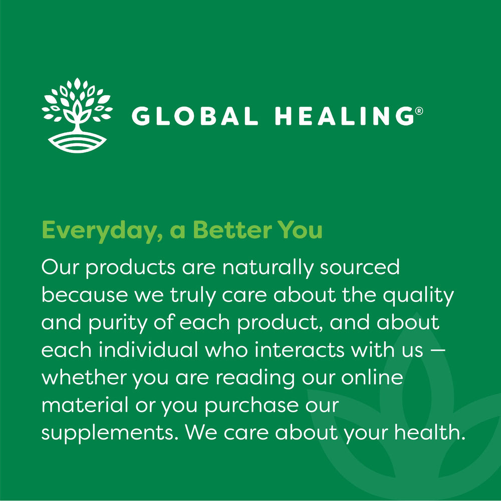 Global Healing Center etiqueta con ingredientes resaltando las tres formas de B12