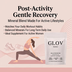 Glov Nutrition persona tomando la cápsula tras entrenamiento para recuperación