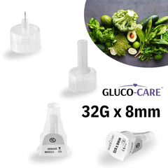 GLUCO-CARE comparación tamaño en mano para referencia práctica