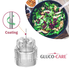 GLUCO-CARE empaque individual en mano, protección y comodidad