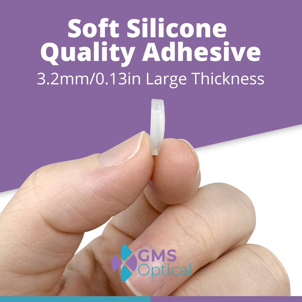 GMS Optical almohadillas en puente nasal evitando deslizamiento
