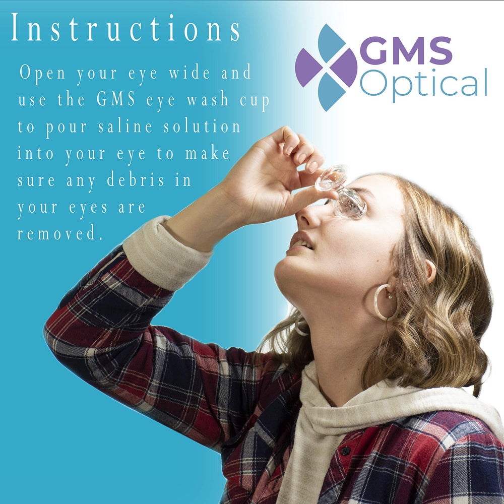 GMS Optical detalle del asa y base que facilita sujeción y control durante enjuague