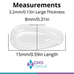 GMS Optical detalle del adhesivo 3M asegurando fijación duradera