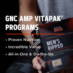 GNC AMP Men’s Ripped Vitapak CLA para tono muscular