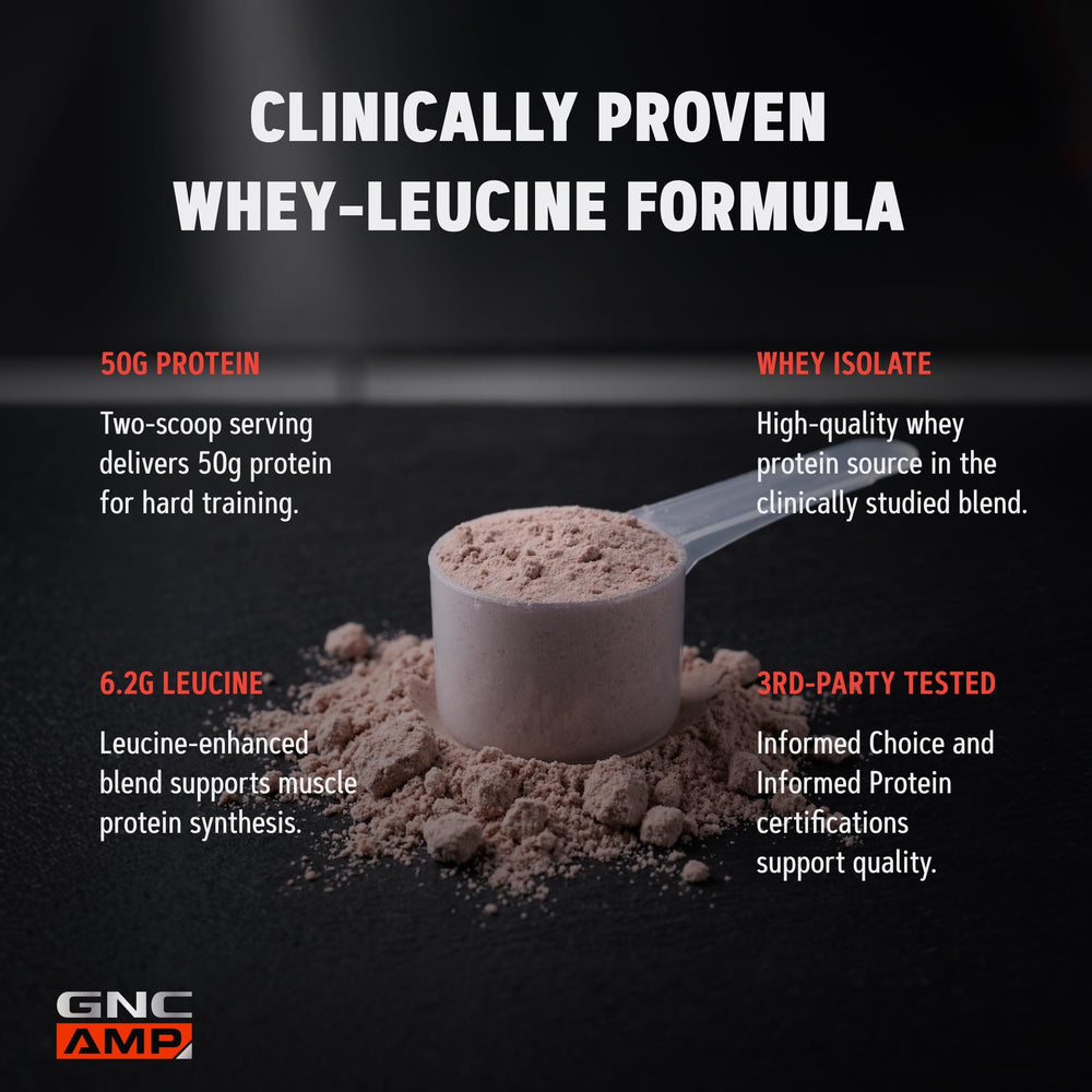 GNC envase junto a una pesa para comparar el tamaño de 59.4 oz
