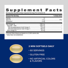 GNC Beneficios para corazón, cerebro y piel con omega-3.