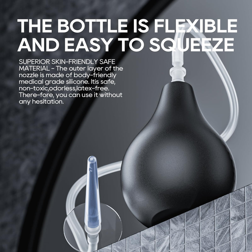 GNEGKLEAN textura de la pera de silicona, suave y flexible para inserción cómoda