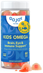GOJOY NATURALS frente del envase que destaca fórmula vegana y sin azúcar