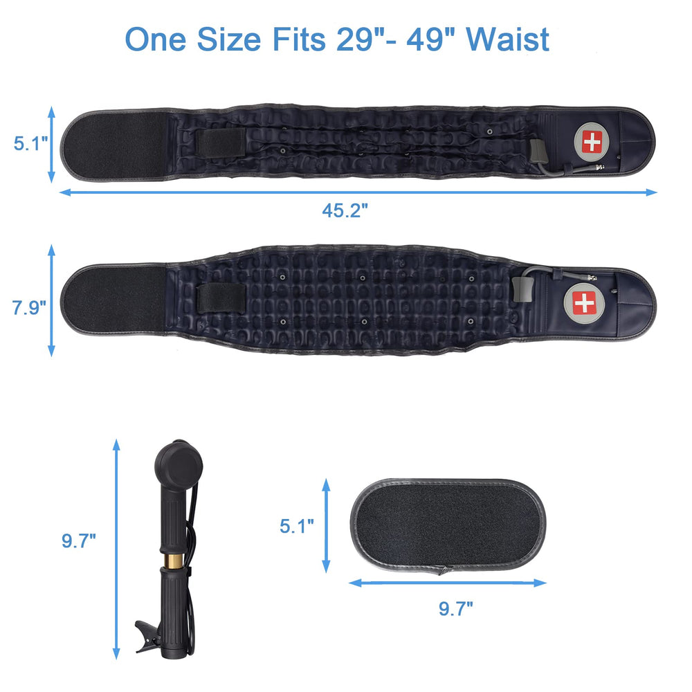 Goldmille comparación de talla con cinta métrica para ajuste entre 29 y 49"