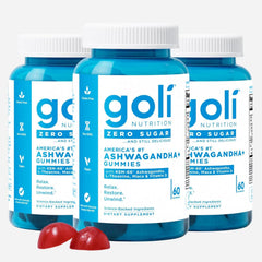 Goli presentación frontal con envase y sabor bayas mixtas, muestra transparencia y confianza