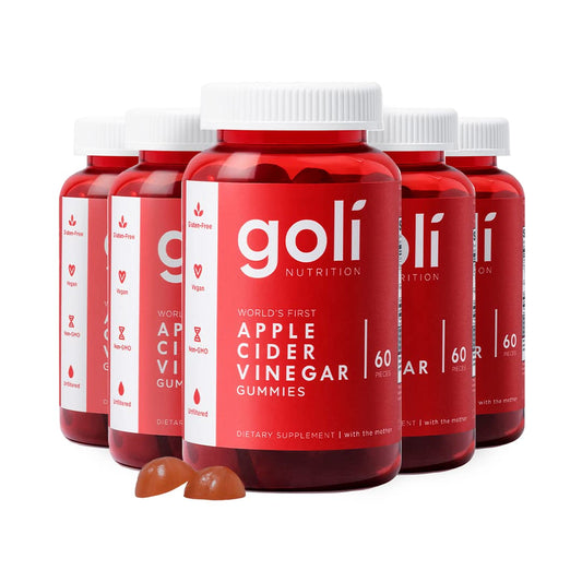 Goli frasco frontal mostrando 300 gomitas y diseño claro